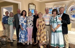 Anna McCulloch, Lyne Conner, Susan McCaleb,  Karen Felix, Michelle Gazawa and husbands