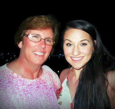 Carol White and her daughter - 2014