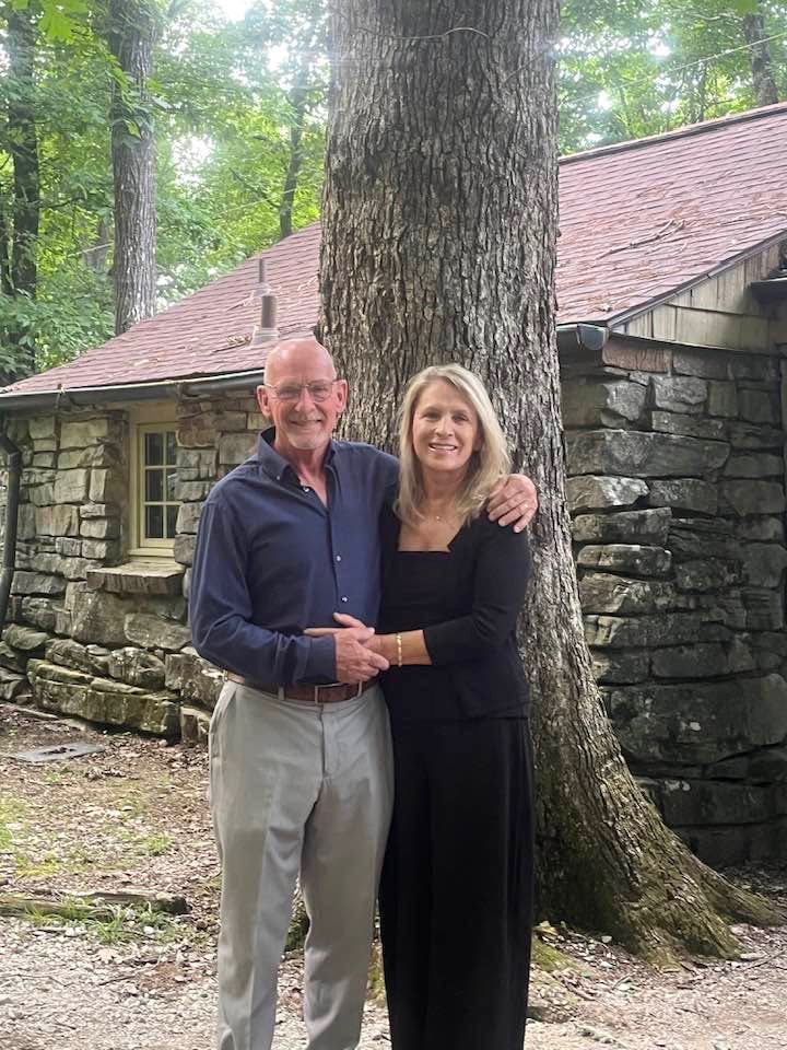 Gary Barr and Debbie ready for the reunion