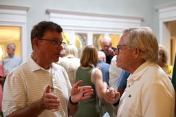 Terrell McCollum and Gary Abernathy '75 (Lora Shguey)
