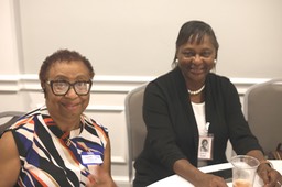 Valerie Baker and guest